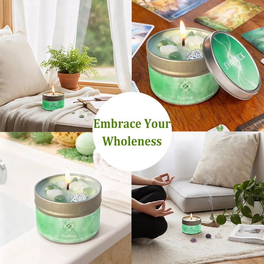 Lavender & Eucalyptus Scented Candle