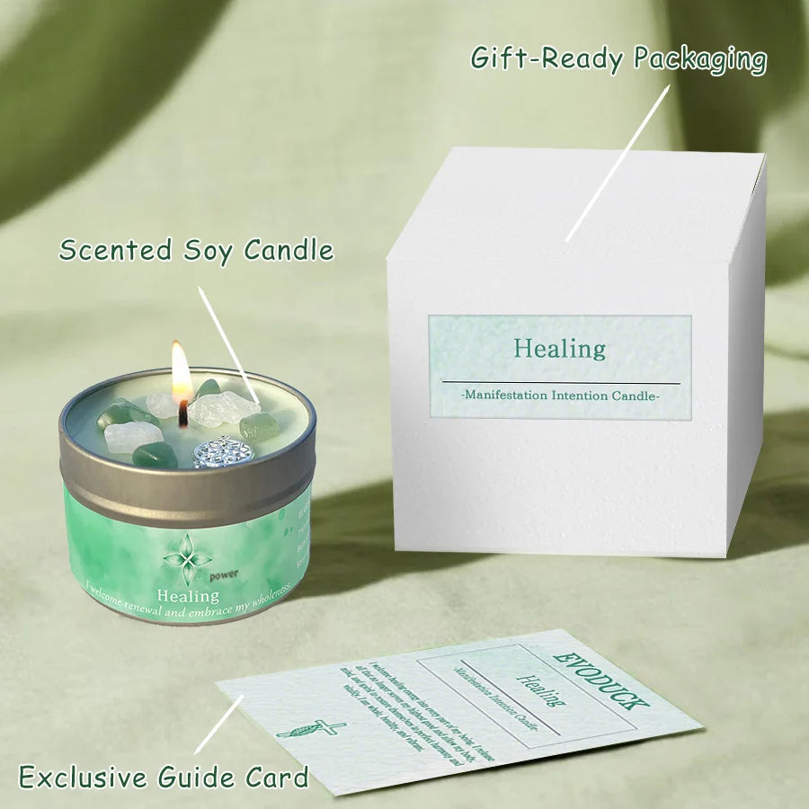 Lavender & Eucalyptus Scented Candle