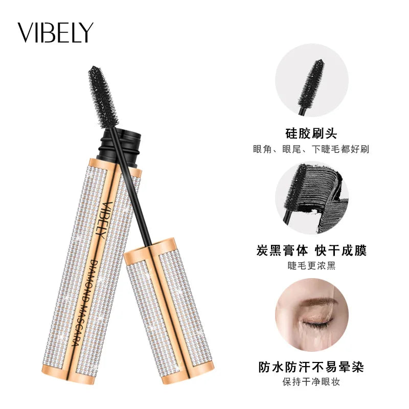 New 4D Silk Fiber Lash Mascara Waterproof VIBELY 3d Mascara For Eyelash Extension Black Thick Lengthening Eye Lashes Cosmetics✅FREE UK Delivery