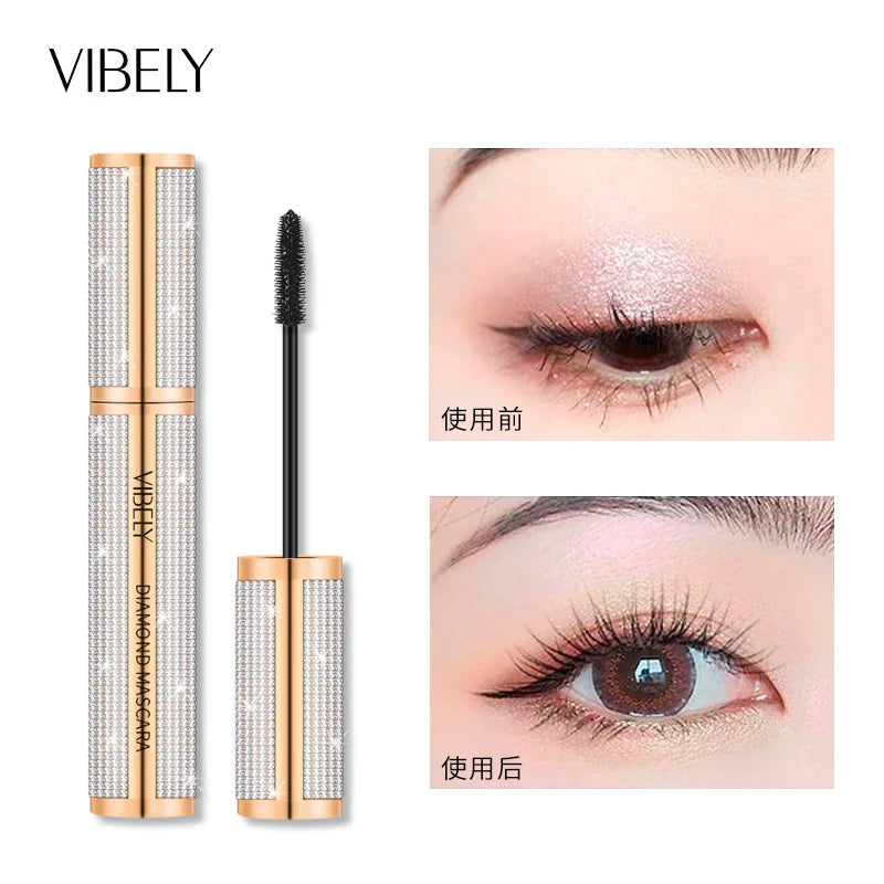 New 4D Silk Fiber Lash Mascara Waterproof VIBELY 3d Mascara For Eyelash Extension Black Thick Lengthening Eye Lashes Cosmetics✅FREE UK Delivery