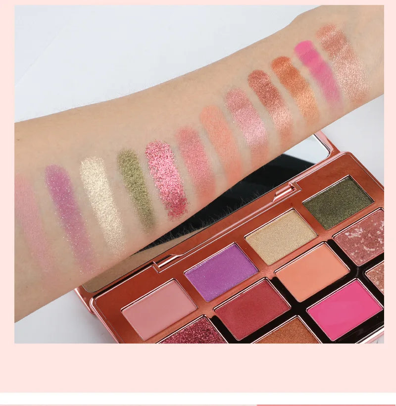 High Pigment Eyeshadow Palette – Matte & Glitter Shades, Customizable Makeup Palette ✅FREE UK Delivery