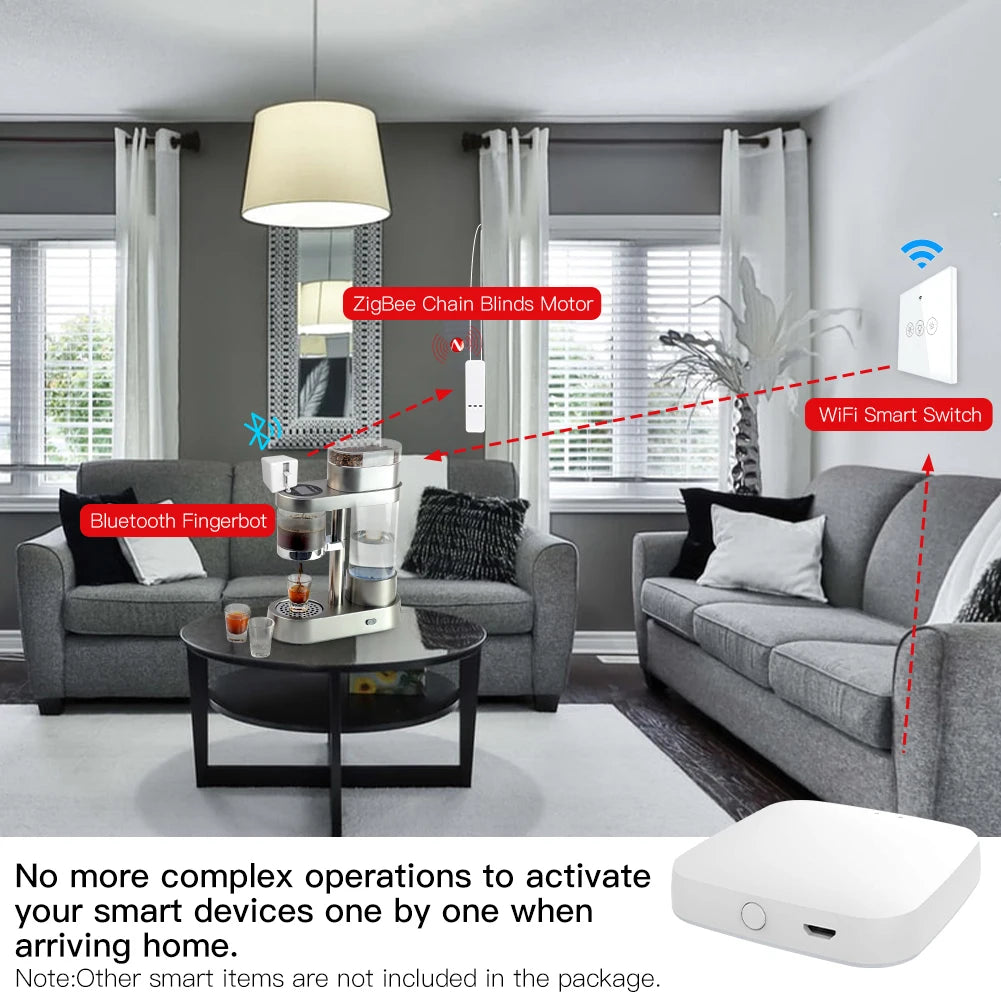 Smart Home Gateway Hub – ZigBee, WiFi & Bluetooth Mesh