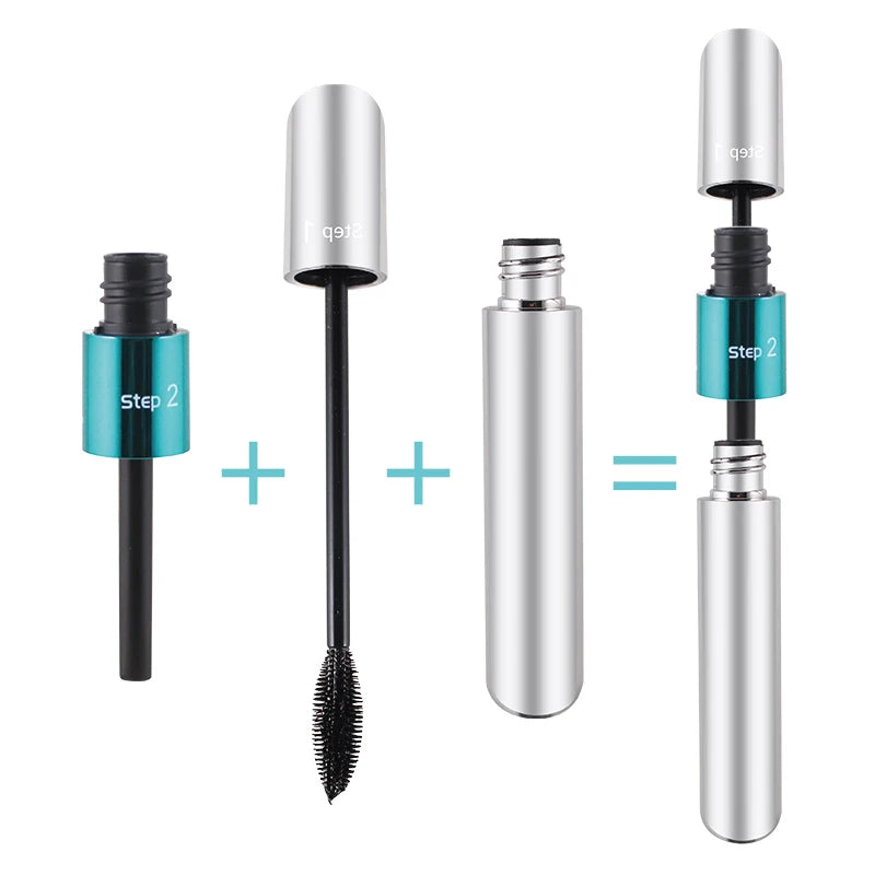 New 4D Silk Fiber Lash Mascara Waterproof VIBELY 3d Mascara For Eyelash Extension Black Thick Lengthening Eye Lashes Cosmetics✅FREE UK Delivery