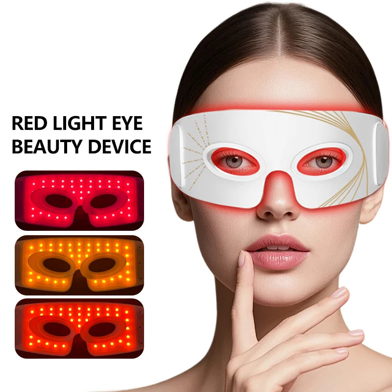 Silicone Red & Infrared Light Therapy LED Mask – Rejuvenating Face & Eye Skin Care Device ✅FREE UK Delivery