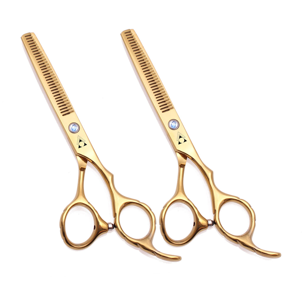 Professional Hair Thinning Scissors 5.5″/6″ – 440C Japanese Steel Hairdressing Scissors for Salon & Home (2001#)