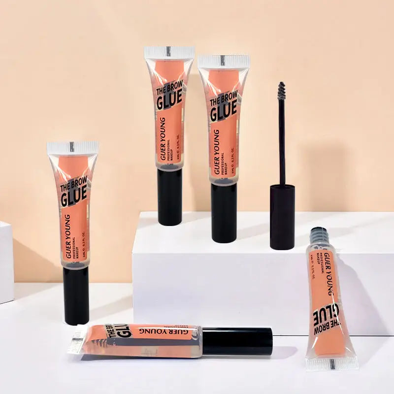 Low MOQ 6ml Herbal Transparent Eyebrow Gel Waterproof Crystal Clear Eyebrow Glue Source Factory Small Batch Wholesale✅FREE UK Delivery