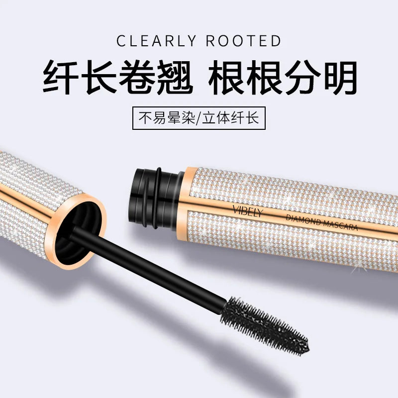 New 4D Silk Fiber Lash Mascara Waterproof VIBELY 3d Mascara For Eyelash Extension Black Thick Lengthening Eye Lashes Cosmetics✅FREE UK Delivery