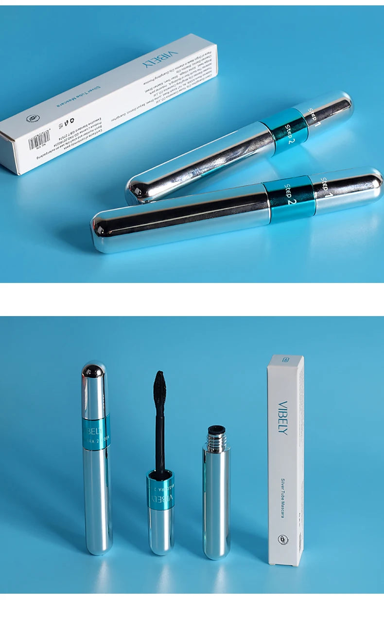 New 4D Silk Fiber Lash Mascara Waterproof VIBELY 3d Mascara For Eyelash Extension Black Thick Lengthening Eye Lashes Cosmetics✅FREE UK Delivery
