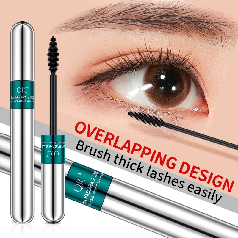 New 4D Silk Fiber Lash Mascara Waterproof VIBELY 3d Mascara For Eyelash Extension Black Thick Lengthening Eye Lashes Cosmetics✅FREE UK Delivery