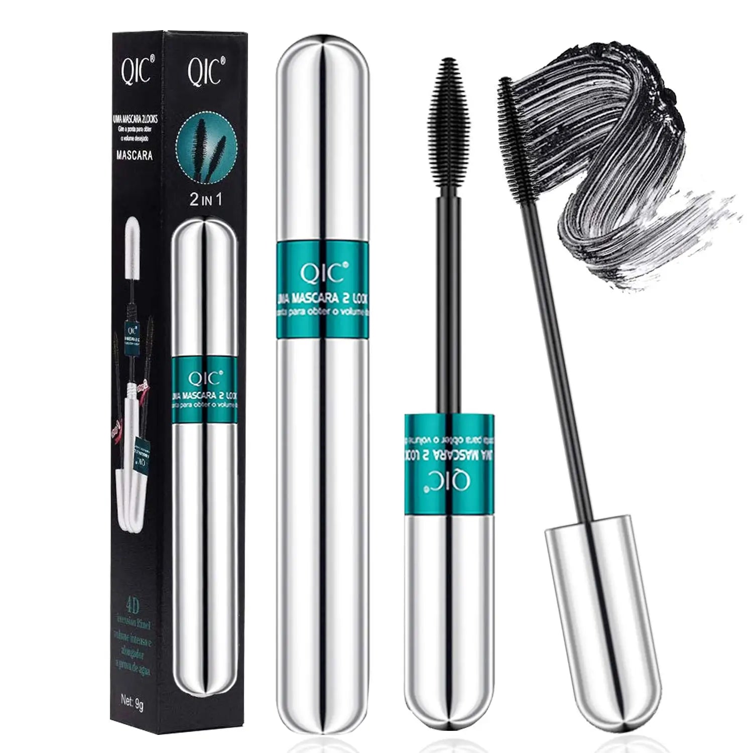 New 4D Silk Fiber Lash Mascara Waterproof VIBELY 3d Mascara For Eyelash Extension Black Thick Lengthening Eye Lashes Cosmetics✅FREE UK Delivery