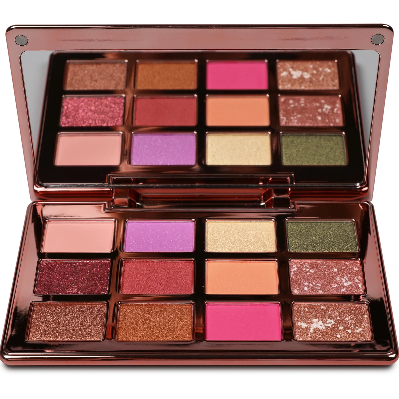 High Pigment Eyeshadow Palette – Matte & Glitter Shades, Customizable Makeup Palette ✅FREE UK Delivery