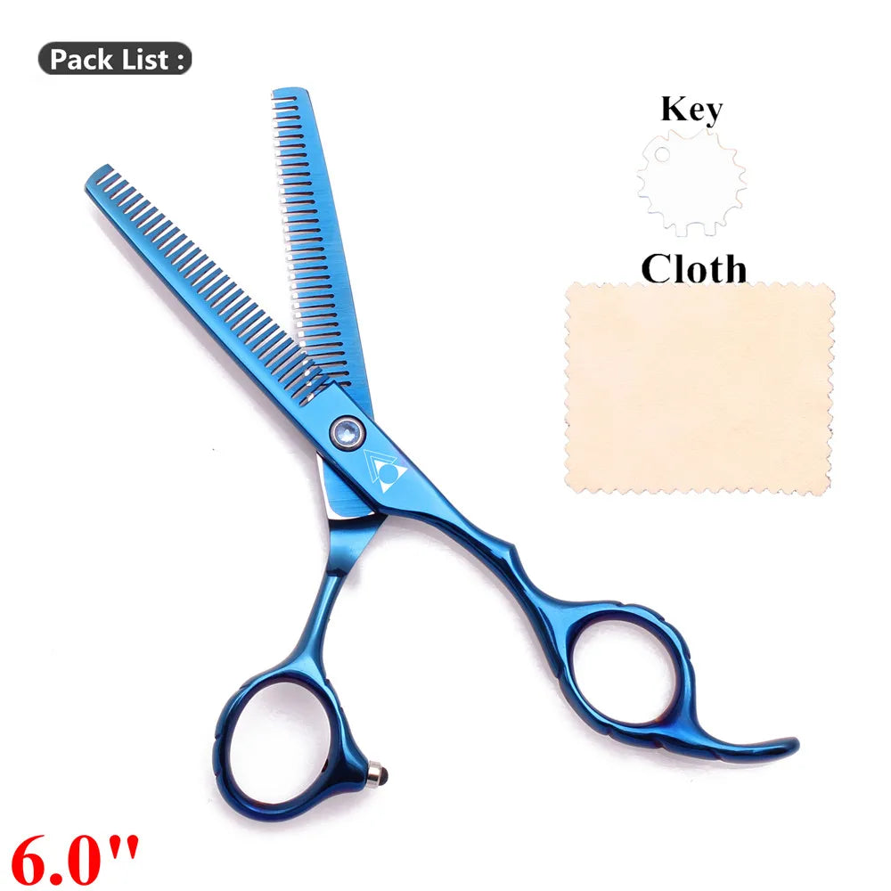Professional Hair Thinning Scissors 5.5″/6″ – 440C Japanese Steel Hairdressing Scissors for Salon & Home (2001#)