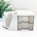 360° Rotating Eyelash Tool Storage Box – Multifunctional Makeup Organiser with Disposable Micro Brushes
