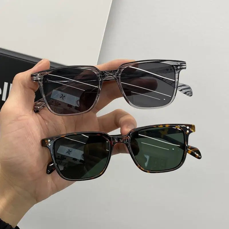 Vintage Square Rectangle Sunglasses – Unisex Polygon Designer Style UV Protection Eyewear✅FREE UK Delivery