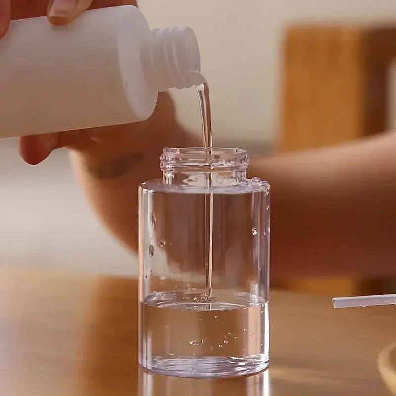 Refillable Press Pump Bottle | Nail Polish Remover & Liquid Dispenser