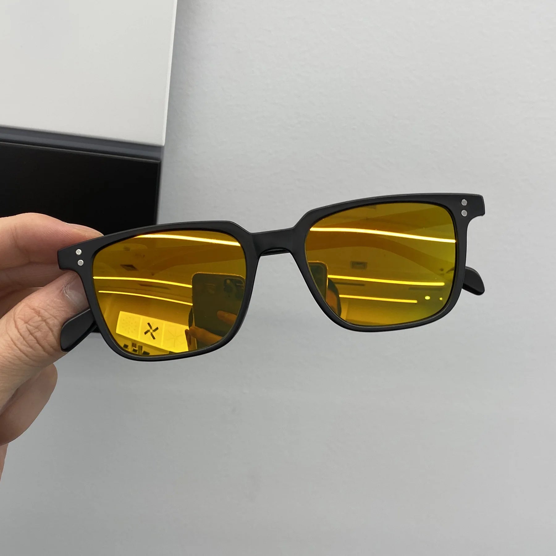 Vintage Square Rectangle Sunglasses – Unisex Polygon Designer Style UV Protection Eyewear✅FREE UK Delivery