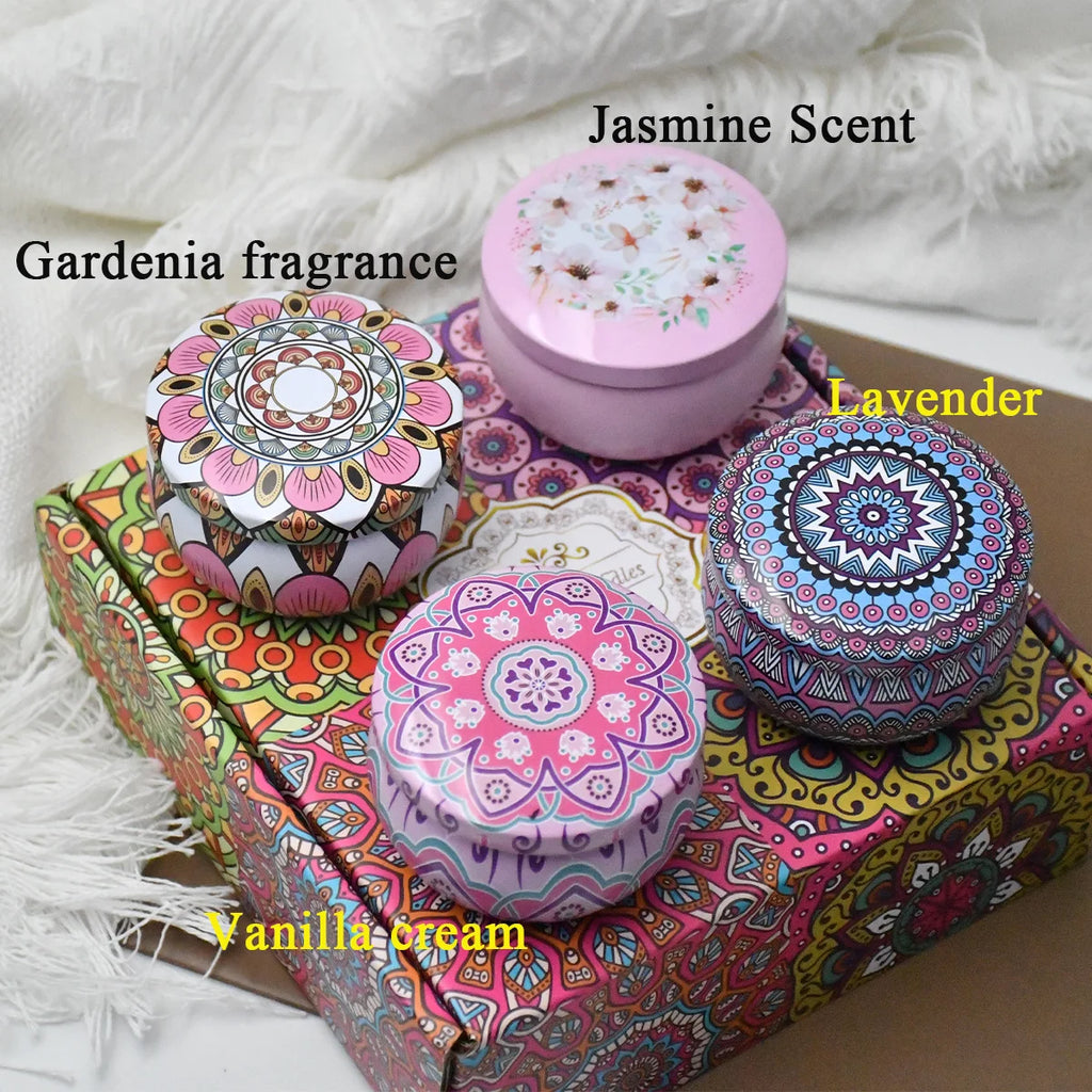 Arabian Nights Scented Candle Set | 4-Piece Gift Box