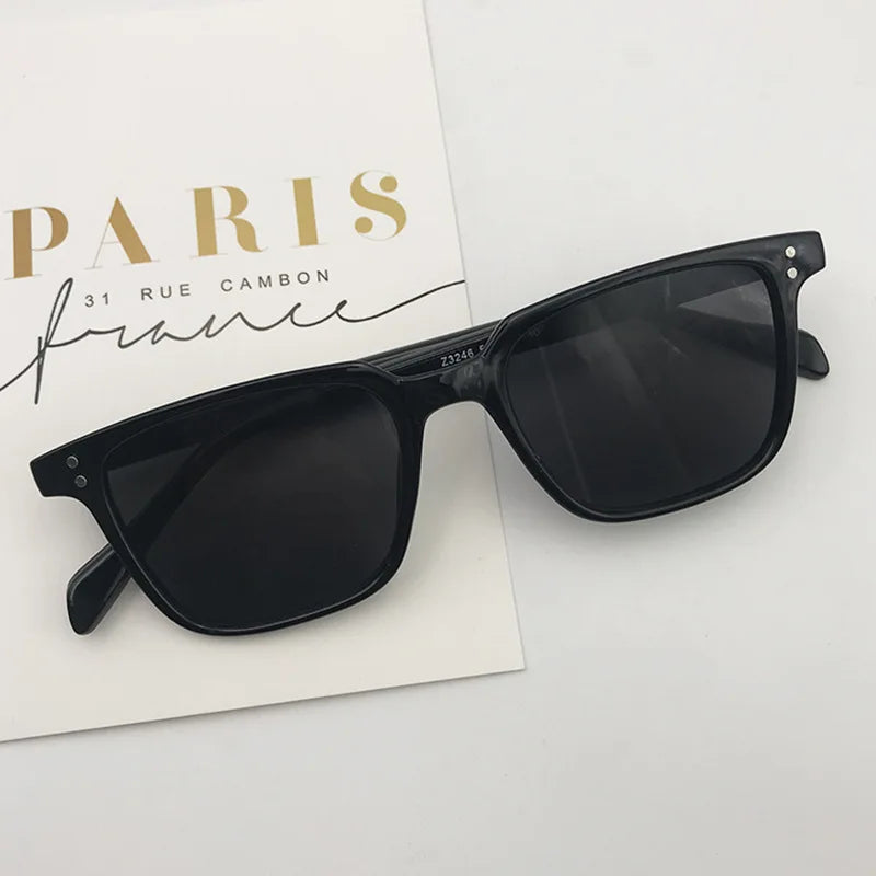 Vintage Square Rectangle Sunglasses – Unisex Polygon Designer Style UV Protection Eyewear✅FREE UK Delivery