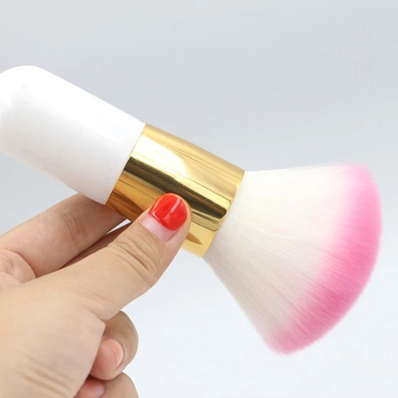 Large Face Powder & Blush Brush – Soft Nylon Foundation & Contour Makeup Brush