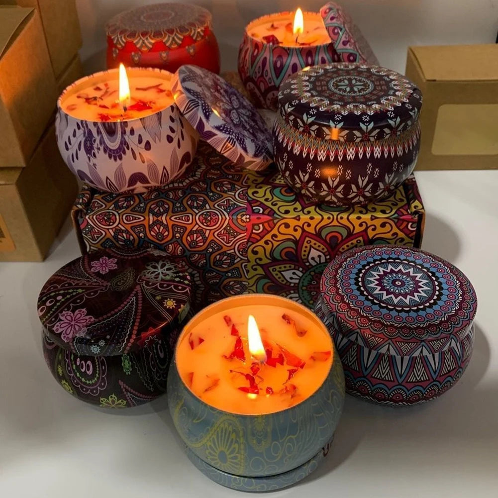Blue Wind Chimes Aromatherapy Candle
