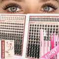 EIMNY DIY Cluster Lash Extension Kit – Full Set for Beginners