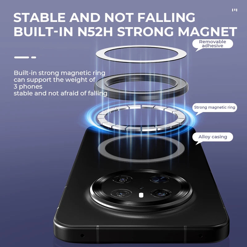 Magnetic Ring Holder For iPhone 14 13 12,Magnet Wall Mobile Phone Holder Magnetic For MagSafe,Car Phone Stand,Sticker Stand