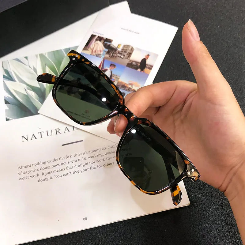 Vintage Square Rectangle Sunglasses – Unisex Polygon Designer Style UV Protection Eyewear✅FREE UK Delivery