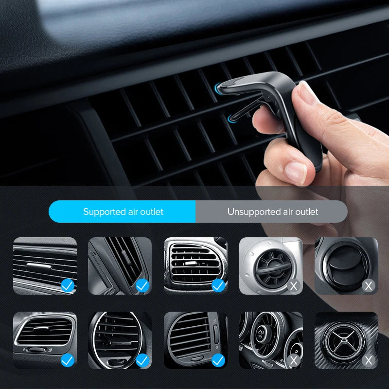 Magnetic Car Phone Holder Car Phone Stand Clip Mount For Smart Fortwo Forfour Forjeremy Forvision 451 453 Brabus Roadster