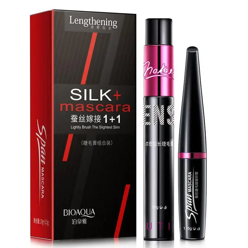 New 4D Silk Fiber Lash Mascara Waterproof VIBELY 3d Mascara For Eyelash Extension Black Thick Lengthening Eye Lashes Cosmetics✅FREE UK Delivery