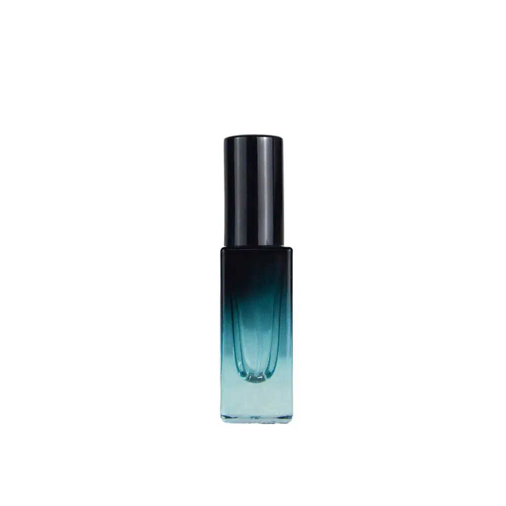 Gradient Blue Glass Perfume Atomizer Bottle – Refillable Travel Spray Vial 5ml / 9ml / 20ml