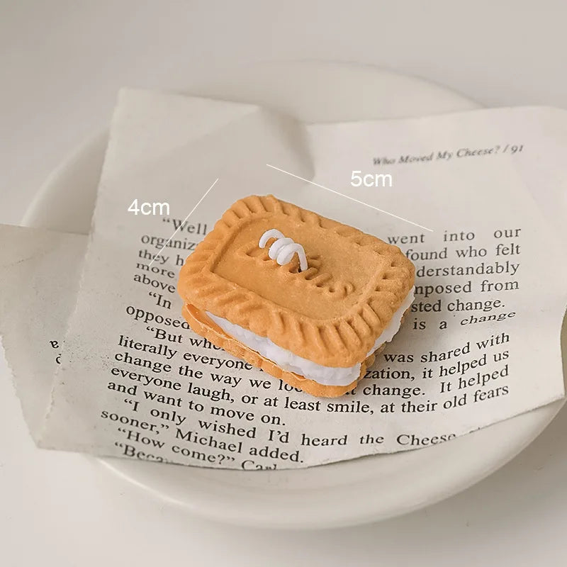 Cute Handmade Biscuit Scented Candle | Soy Wax Aromatherapy Home Decoration