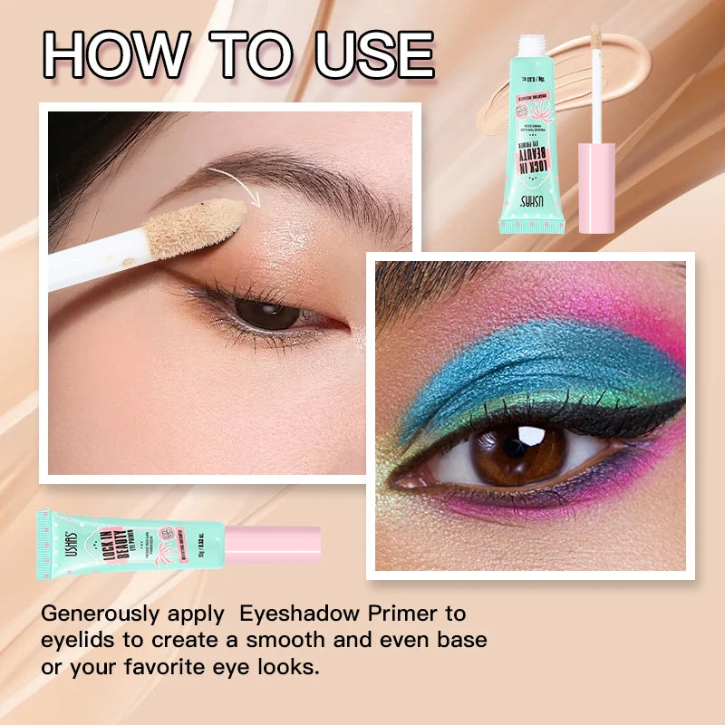 USHAS Eye Primer – Long-Lasting Makeup Base, Evens Skin Tone & Enhances Color ✅FREE UK Delivery