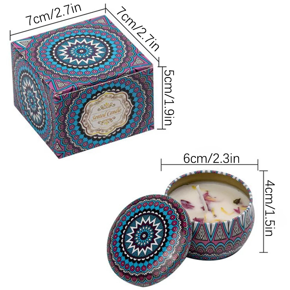 Blue Wind Chimes Aromatherapy Candle