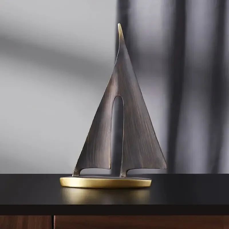 Smooth Sailing Sailboat Ornament | Resin Home Decor for Living Room & Bedroom