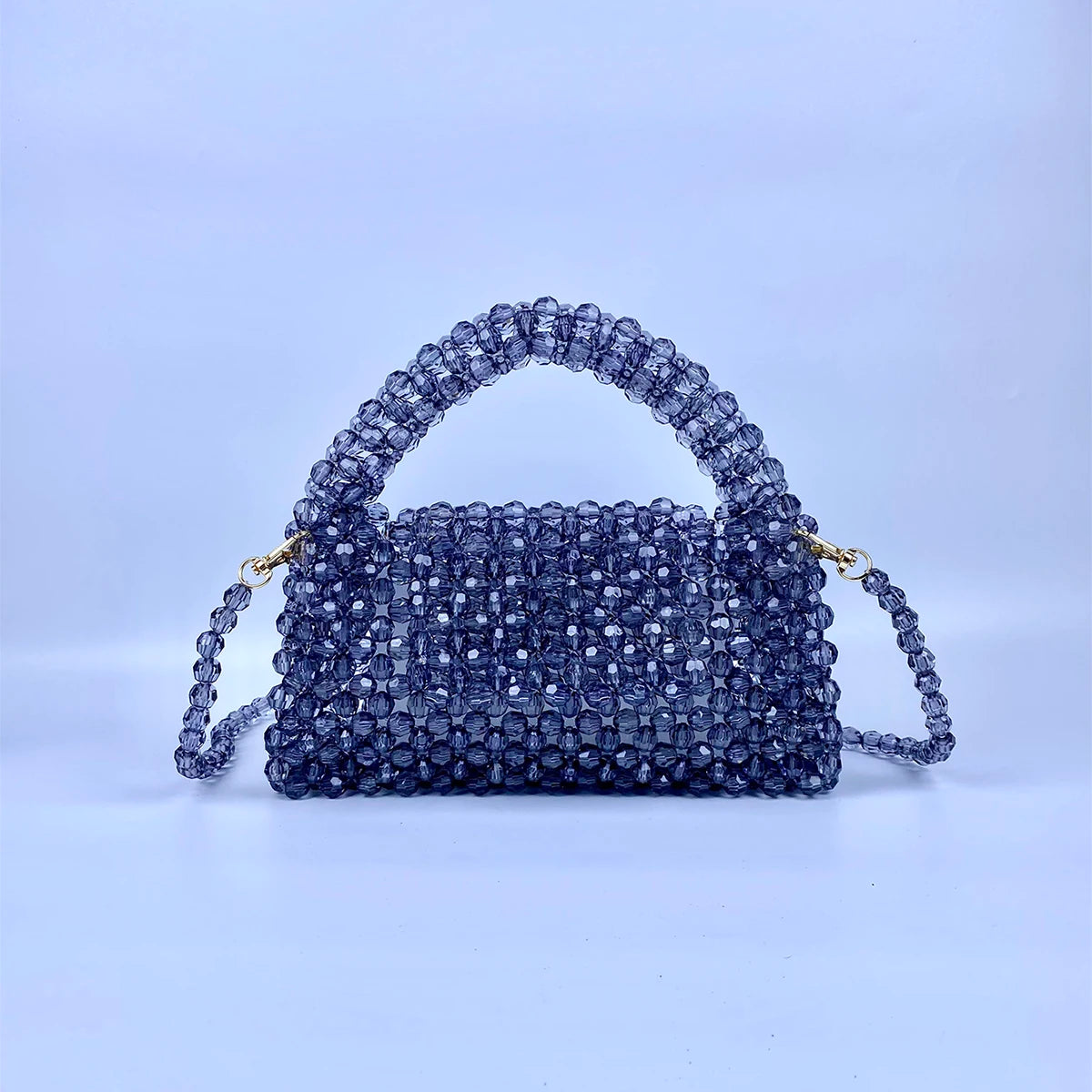 Elegant Beaded Handbag | Luxury Acrylic Crossbody Bag
