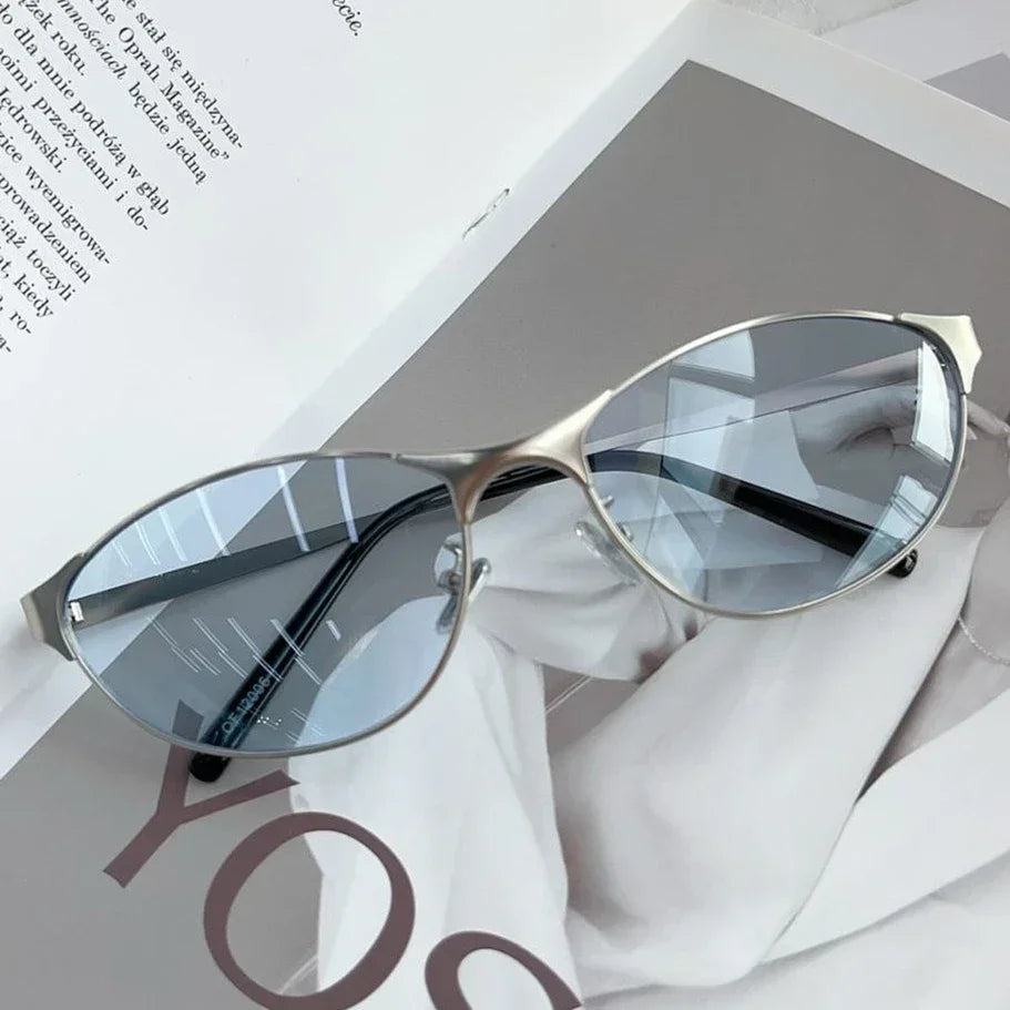 Hip Hop Metal Frame Sunglasses – Trendy Street Style Shades | Women & Men