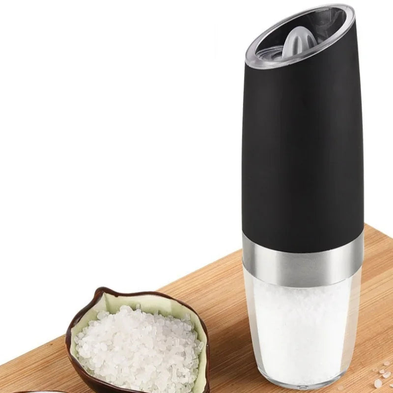 Electric Pepper & Spice Grinder – Gravity Activated with LED Light