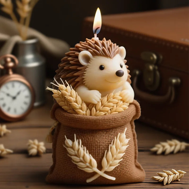 Hedgehog Candle Mould | Silicone Mold for Scented Candles & Wax Crafts