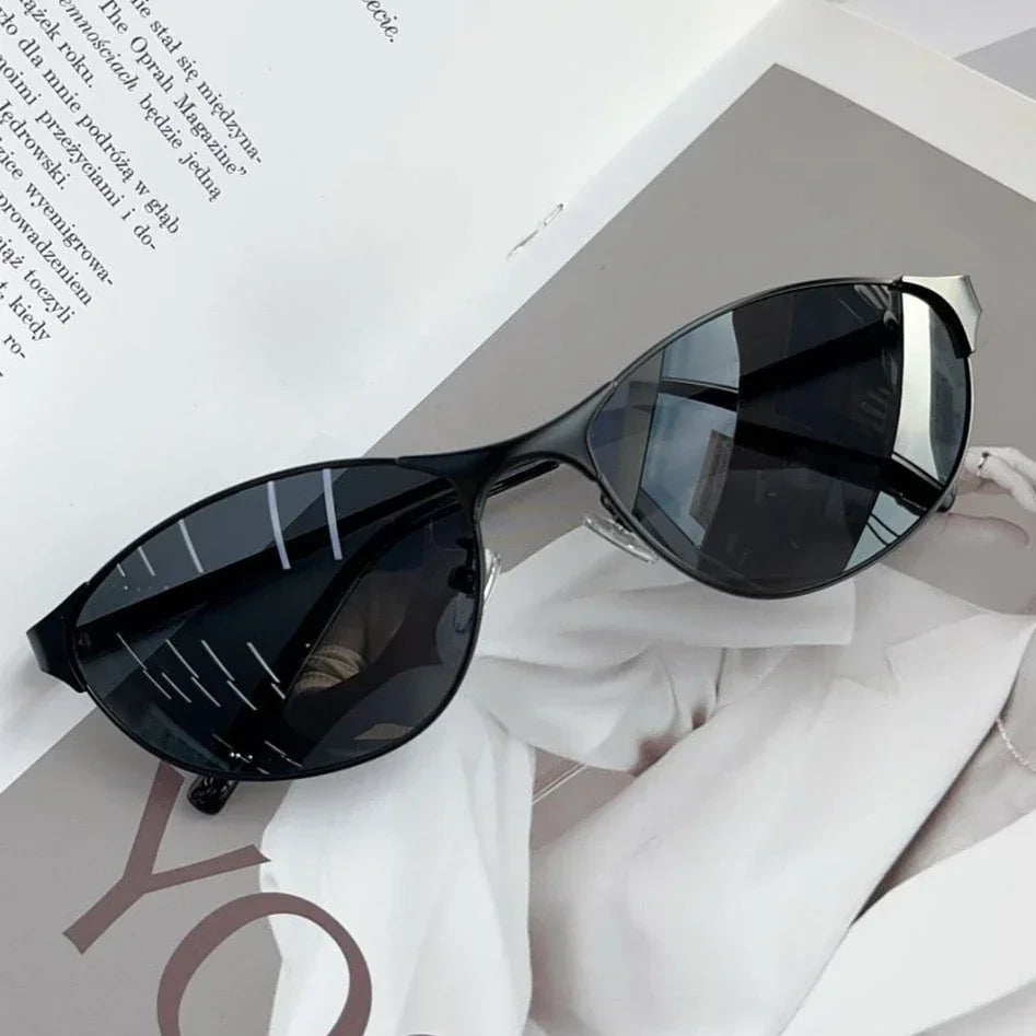Hip Hop Metal Frame Sunglasses – Trendy Street Style Shades | Women & Men