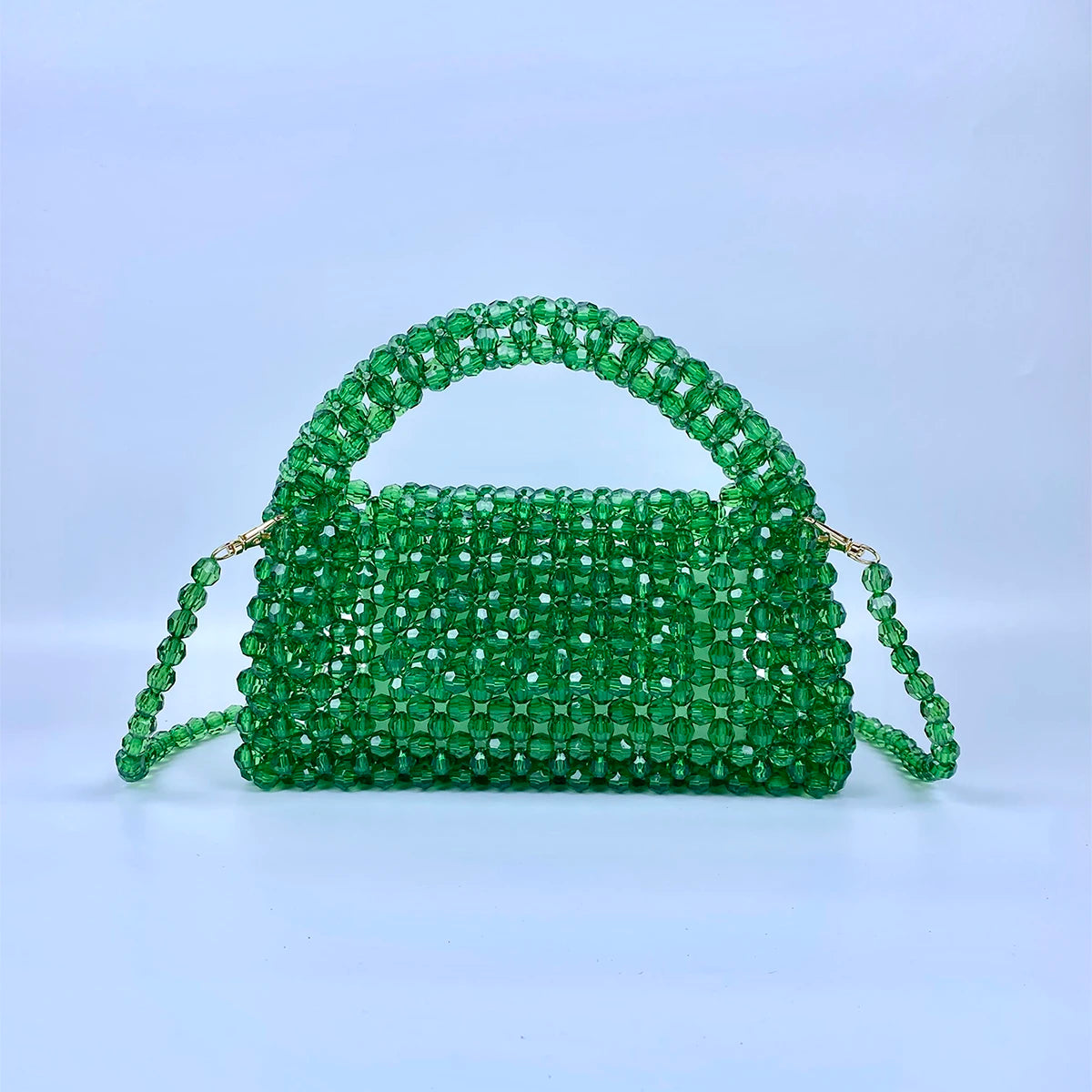 Elegant Beaded Handbag | Luxury Acrylic Crossbody Bag