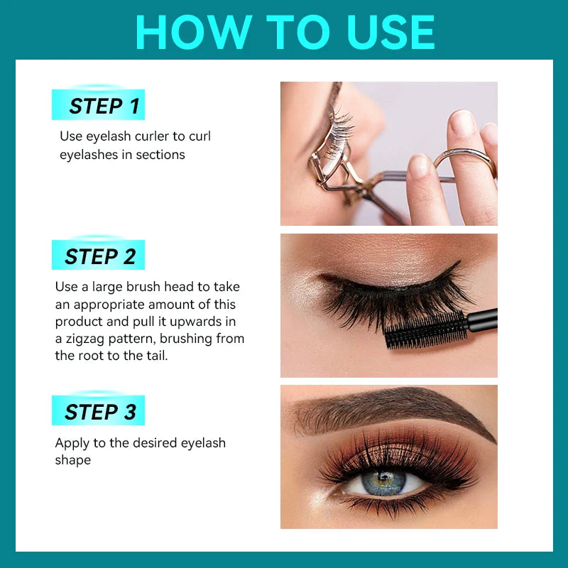Waterproof Mascara – Long-Lasting Volume & Curl – Smudge-Proof✅FREE UK Delivery