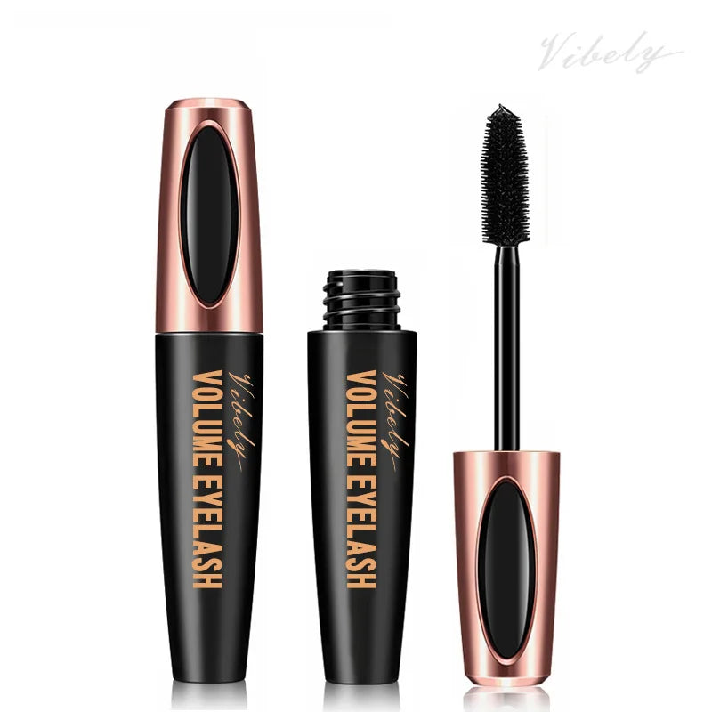 New 4D Silk Fiber Lash Mascara Waterproof VIBELY 3d Mascara For Eyelash Extension Black Thick Lengthening Eye Lashes Cosmetics✅FREE UK Delivery