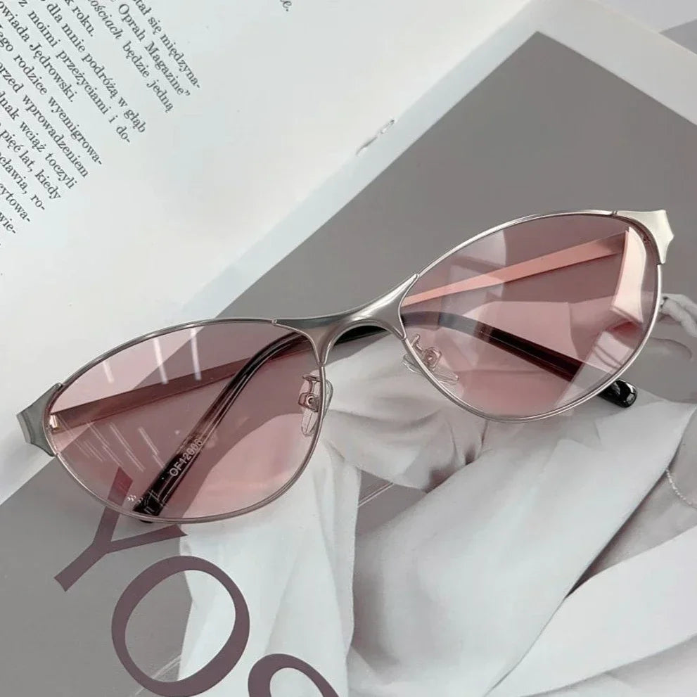 Hip Hop Metal Frame Sunglasses – Trendy Street Style Shades | Women & Men