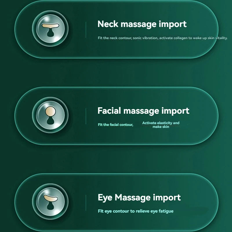 3-in-1 EMS Face, Neck & Eye Massager – Skin Tightening, Anti-Aging, Wrinkle Reduction & Double Chin Remover ✅FREE UK Delivery