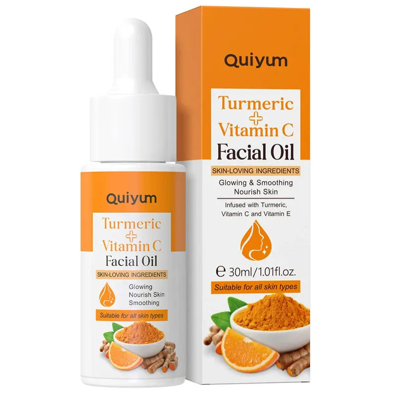 LAIKOU Turmeric & Vitamin C Face Serum – Brightening, Dark Spot Corrector, Anti-Aging & Antioxidant Facial Oil ✅FREE UK Delivery