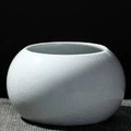 Creative Handmade Geyao Ice Crack Round Succulent Plant Pot Asparagus Fern Orchid Flowerpot Small Size Vase Home Garden Decor