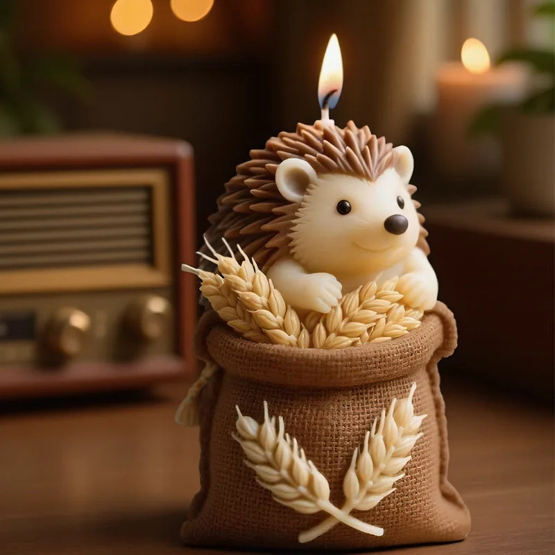 Hedgehog Candle Mould | Silicone Mold for Scented Candles & Wax Crafts