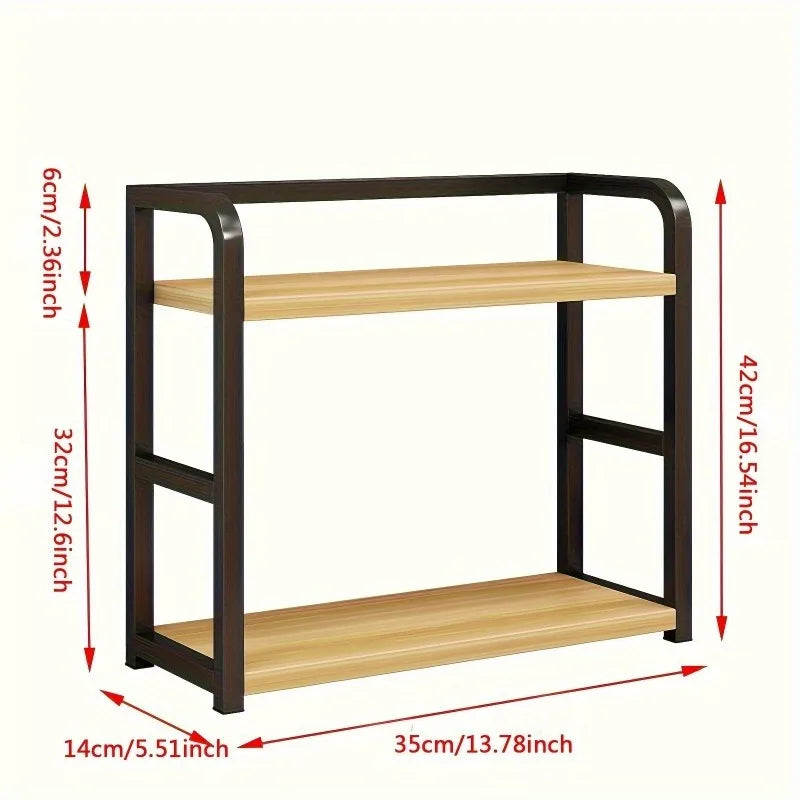 2-Tier Countertop Storage Rack & Organiser