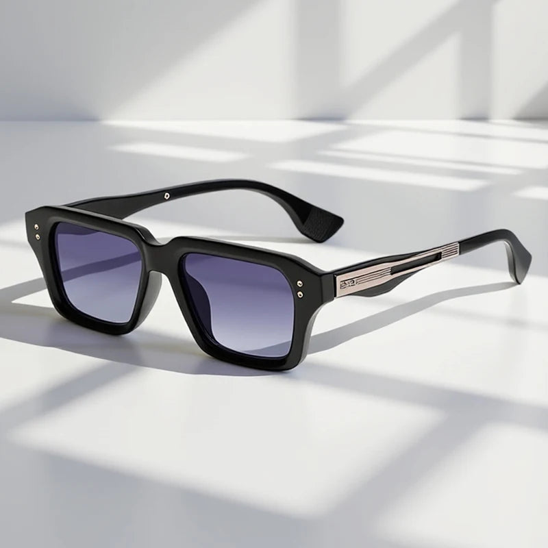 High-end Square Sunglasses Men Women Luxury Business Sun Glasses Fashion Daily Decorative Outdoor Shades UV400