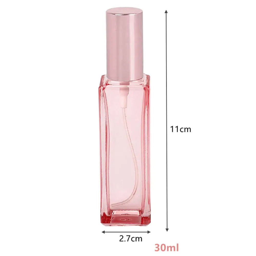 Gradient Blue Glass Perfume Atomizer Bottle – Refillable Travel Spray Vial 5ml / 9ml / 20ml